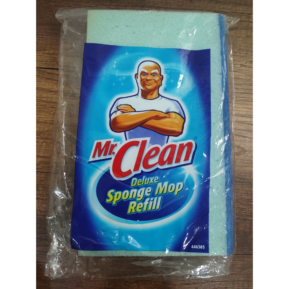 Mr. Clean Deluxe Sponge Mop Refill Scrubber Strip 446385 For 4120 Or 466384 NOS